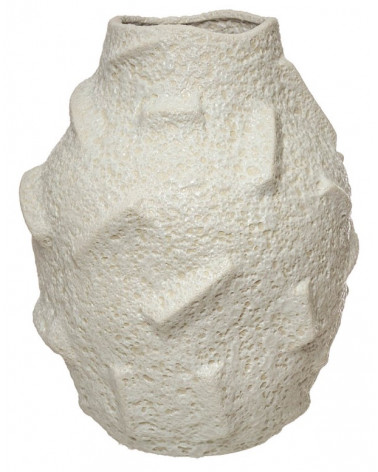 CASA JARRA CERAMICA BRANCA 20.5X20.5X41CM 28543