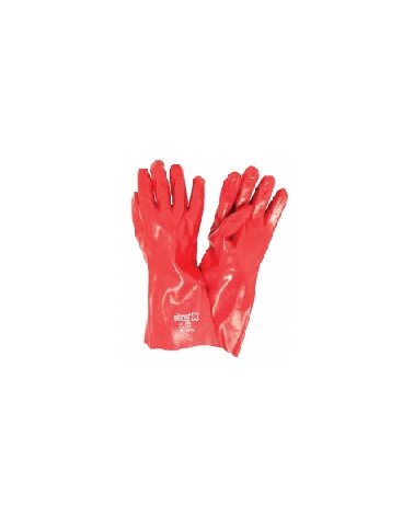 LUVA PVC VERMELHO 35 CM