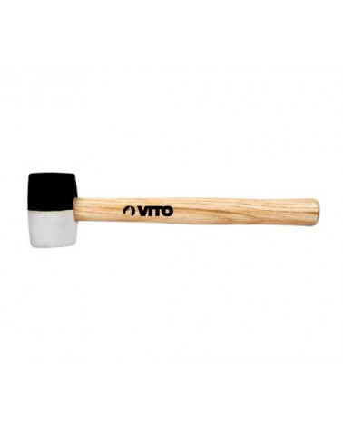 VITO MACO C/BORRACHA BRANCA-PRETA 250G