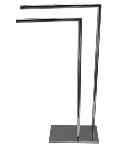 TOALHEIRO DE PÉ CROMADO