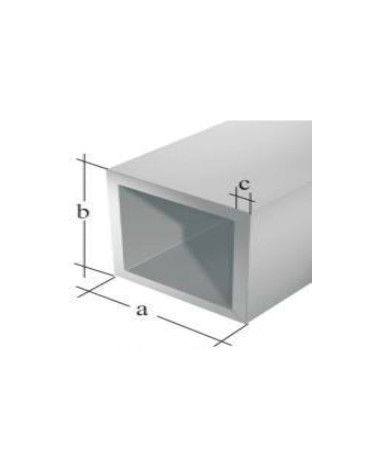 GAH TUBO QUAD.LISO ACO 1000MM 25X25X1,5