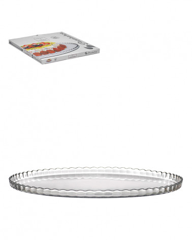 CASA PRATO EM VIDRO PATISSERIE 322 MM - 10345