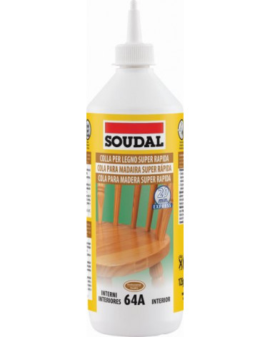 SOUDAL COLA P/MADEIRA 64A- D2 125 ML COLAGEM RAPIDA