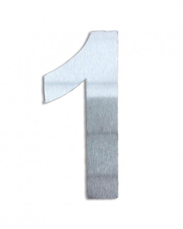 ALGARISMO 1 - 100MM - INOX - BL1