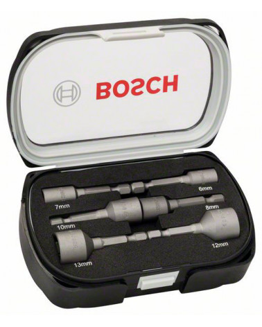 BOSCH CONJ. 6 CHAVES APARAFUSAR P/SEXTAVADO
