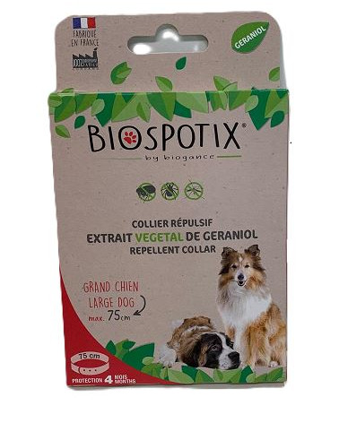 COLEIRA BIOSPOTIX REPELENTE CAO 75CM