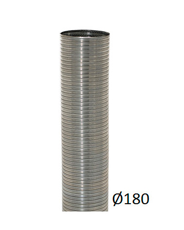 TUBO INOX FLEX.180 FOLHA DUPLA3 MT