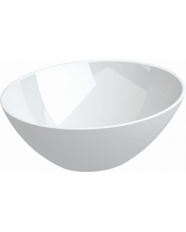 LAVATÓRIO POUSAR SANITANA  OVAL BRANCO 41X35X15 CM