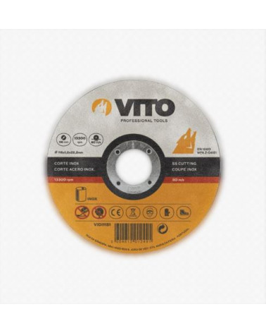 VITO DISCO CORTE INOX 115X1 VIDI1151