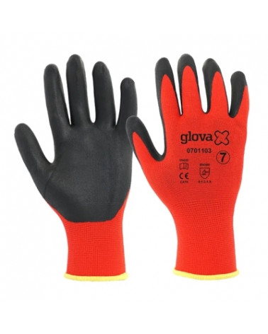 LUVA NYLON/ SPANDEX REV. NITRILO FOAM NA PALMA 7