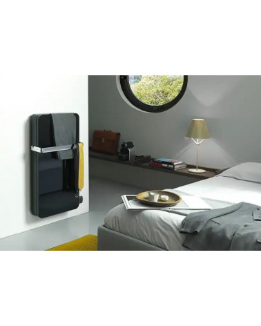 TOALHEIRO ELÉTRICO RADIADOR 550 W PRETO 100X52 CM