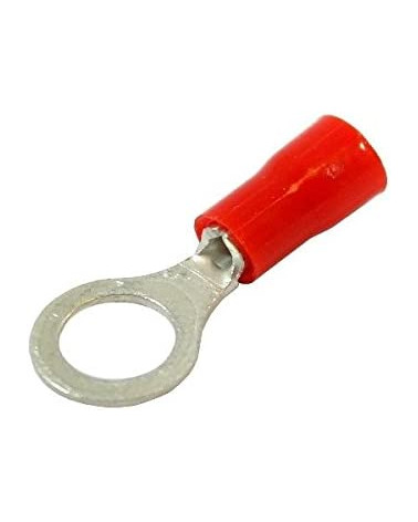 ELECTRALINE PACK 10 TERMINAIS REDO. VERM. 5.3MM (0.5-1.5MM2)