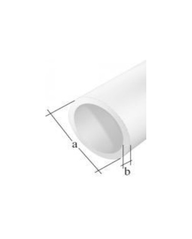 GAH TUBO REDONDO Ø10 X 1/1000 PLAST.BRANCO