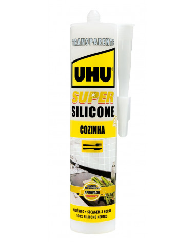UHU SUPER SILICONE COZINHA TRANSPARENTE 300ML