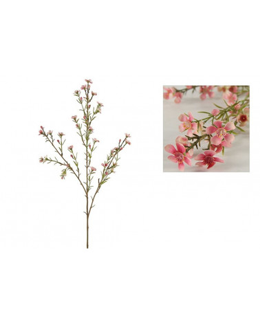 FLORA ASTE FLOR DE CERA TAMARA ROSA 78CM
