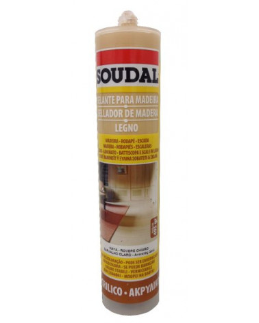 SOUDAL SELANTE ACRILICO P/MAD. FAIA 300 ML