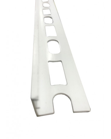 PERFIL CANTO PVC BRANCO 10MM PV/100 2,7MT