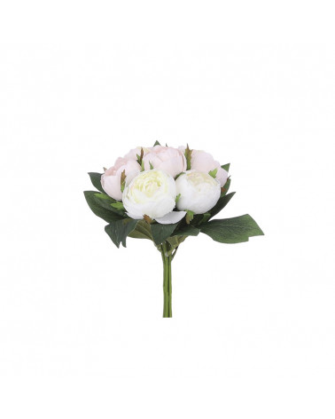 FLORA BOUQUE PEONY ROSA BR X6 22CM