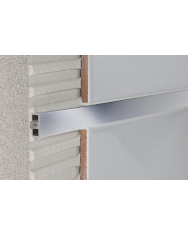 LISTELO ALUM.BRILH.PRATA 25X7MM LDB/25 2,7MT