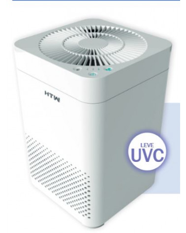 PURIFICADOR CUBE COM LUZ UV 120M3/H