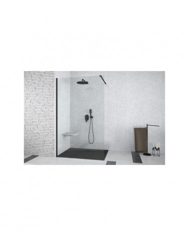 PAINEL FIXO DUCHE 120X200CM PRETO