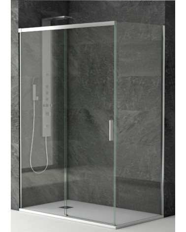 FRONTAL DE DUCHE DUCHE CROMADO 150X195 CM PORTA CORRER 6