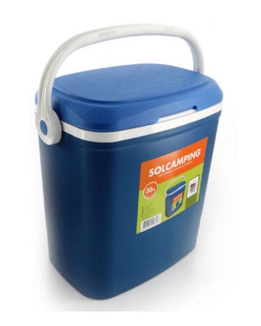 GELEIRA TERMICA RIGIDA AZUL 35LTS