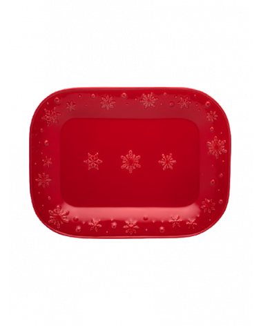 BORDAL P TRAVESSA GRANDE SNOWFLAKES L 775 VERMELHO