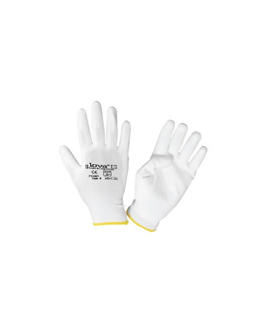LUVA NYLON/NITRILO BRANCO N.8