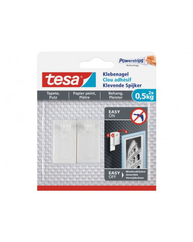 TESA SMART PREGO ADESIVO ATE 0,5KG P/PAREDE PINTADA
