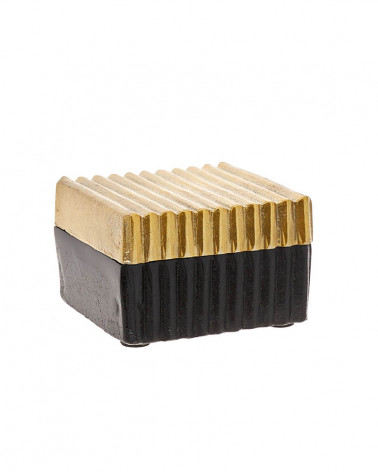 CASA ALUMINIO DECORATIVO - CAIXA QUADRADA 88726