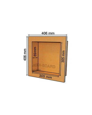 KERDI-BOARD-N NISCHE 305X305MM