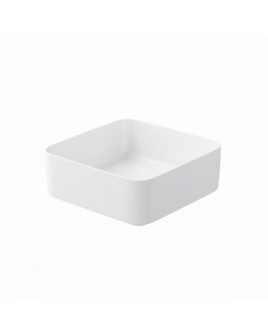 LAVATÓRIO POUSAR ROCA INSPIRA QUADRADO BRANCO 37X37X14 CM