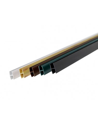 PERFIL UNION PLASTICO H 2.05 M. BRANCO