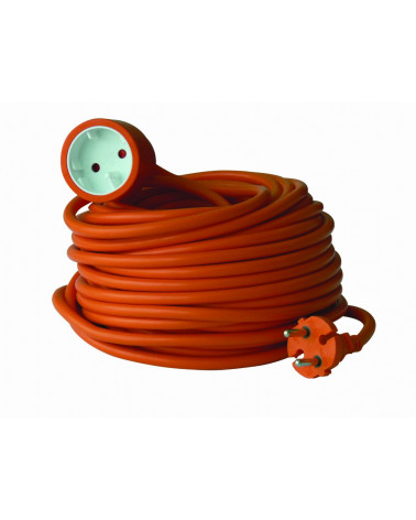 EXTENSAO ELEC. JARDIM 3G1.5MM2 16A - 25MTS LARANJA
