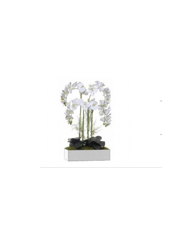 CASA ORQUIDEA 4 CAULES BASE ESPELHO - 23189
