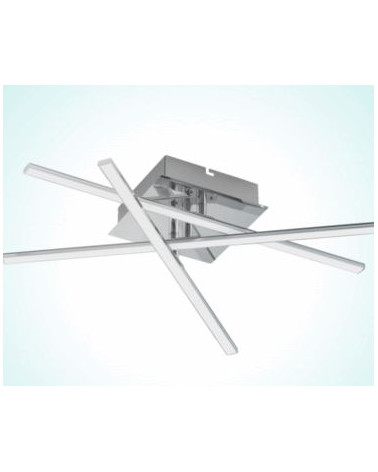 PLAFON LED ILUMINAÇÃO 50 CM EGLO CROMADO