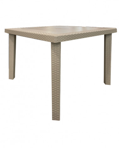 MESA JARDIM ANTRACITE 90X90 CM