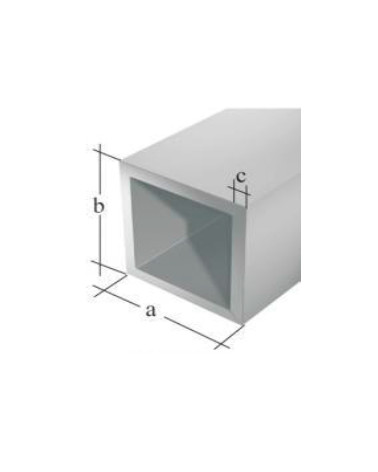 GAH PERFIL TUBO QUADR ALU BRANCO 20X20X1,5/2,6M