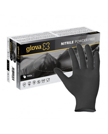 LUVAS NITRILO SEM PO "L" CX.100 UN.