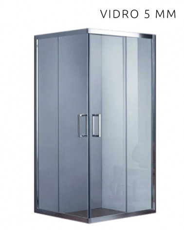 CABINE DUCHE CROMADO 70X100X195 CM