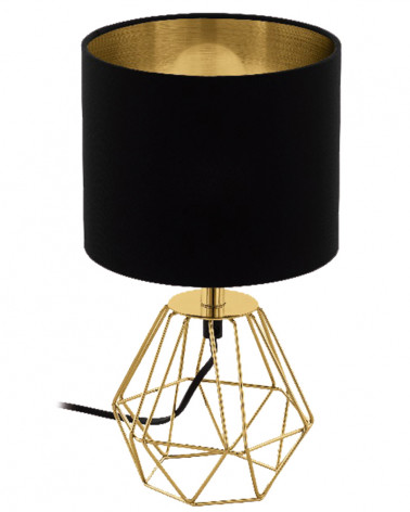 CANDEEIRO DE MESA  ILUMINAÇÃO 30.5 CM EGLO DOURADO