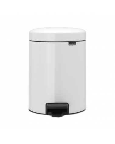 BALDE CASA DE BANHO AÇO BRANCO 5 LT BRABANTIA