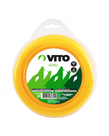 VITO FIO NYLON P/ROC. 60MTS 3.0MM