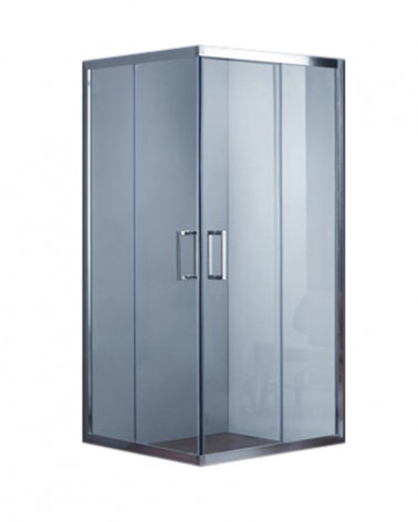 CABINE DUCHE CROMADO 80X100X195 CM
