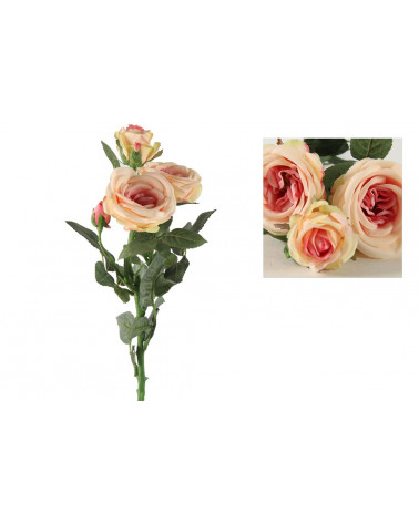 FLORA ASTE ROSA YASMIN SALMAO 66CM