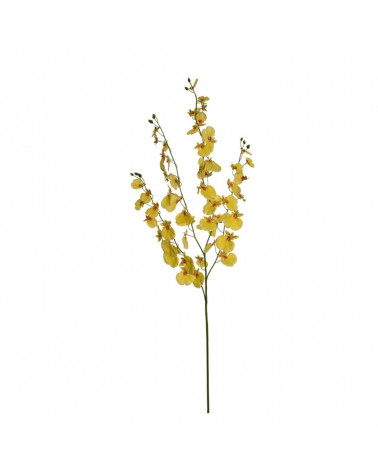 FLORA ASTE ORQUIDEA AMARELA X4 89CM