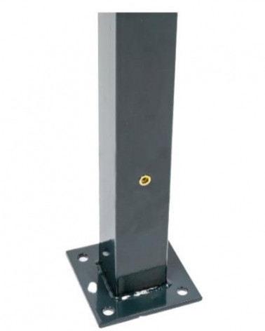 POSTE 60X60 C/ BASE SOLDADA 1.25M CINZA 7016