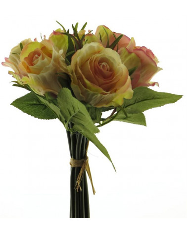 FLORA MOLHO ROSAS SALMAO X16 30CM