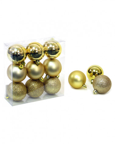 JU CONJ. 9 BOLAS OURO